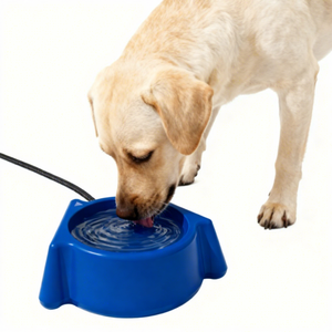 Bowl de Água para Animais de Estimação de Plástico Recarregável, Aquecimento, Capacidade Grande de 2L, Impermeável, Fácil de Limpar, Alimentador Automático para Animais de Estimação - Product Image 1