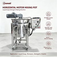 Agitateur 50-10000L SUS316L pour réservoir de mélange de savon liquide, détergent, shampoing avec moteur AC, mélangeur de savon liquide
