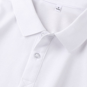 <span class=keywords><strong>Polo</strong></span> décontracté rétro de style japonais, basique, uni, ample, à manches courtes, pour homme, haut de gamme, été, en coton piqué fin - Product Image 4