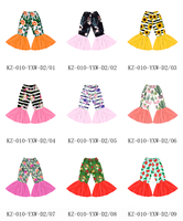 Leggings évasés extensibles pour filles, pantalon en tissu élastique (Spandex/Polyester), pantalon à pattes d'éléphant pour enfants de 3 à 12 ans, à porter au quotidien