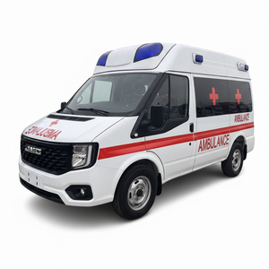 Ambulancia de Monitoreo de Larga Distancia entre Ejes JMC, Ambulancia Diésel de Alta Calidad para Rescate Médico de Emergencia <span class=keywords><strong>y</strong></span> Transporte de Pacientes Hospitalarios - Product Image 1