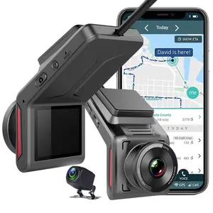 צי בזמן אמת ניטור מצלמת דאש 4g Hd 1080p Dual מצלמה עם Gps Wifi תמיכה נייד App מחשב מסוף מרחוק רכב Dvr