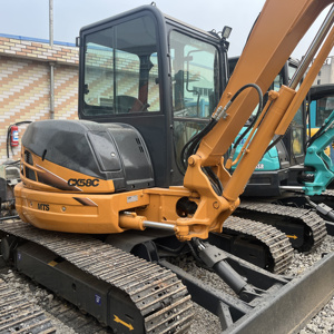 Excavatrice CASE CX58C d'occasion (90% neuve) d'origine américaine, <span class=keywords><strong>5</strong></span> tonnes, faible consommation de carburant, <span class=keywords><strong>prix</strong></span> bas, pour travaux de génie civil et construction routière - Product Image 1
