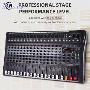 Console de mixage audio professionnelle 16 canaux USB 24 DSP pour fêtes, spectacles, KTV et DJ - Product Image 2