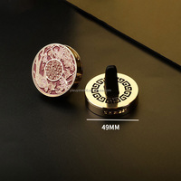 Mini diffuseur d'arômes portable en métal pour voiture, clip de ventilation, parfum de voiture vierge pour sublimation