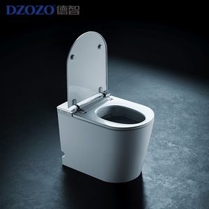 先进的日本智能细长马桶，配有自清洁加热座椅壁挂式夜灯远程坐浴盆盖 - Product Image 2