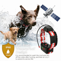 Sistema de Monitoreo GPS para Perros: Pantalla Direccional con Brújula Electrónica + Alerta de Intensidad de Ladrido y Collar Compartible, Resistente al Agua IP68