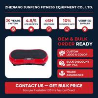 Machine de vibration électrique pour tout le corps, Crazy Fit Massager, plaque vibrante pour usage domestique, portable