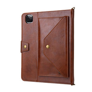 Étui de protection pour tablette <span class=keywords><strong>iPad</strong></span> Pro avec support pliable en cuir PU, porte-cartes, housse avec sangle pour <span class=keywords><strong>iPad</strong></span> Pro 11 <span class=keywords><strong>Air</strong></span> 6 7 - Product Image 5