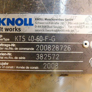 Good Price KNOLL SYSTEMS 40-60-T-G-KB <b>SCREW</b> SPINDLE <b>PUMP</b> - Product Image 6