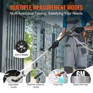 เครื่องฉีดน้ำแรงดันสูง652-PSI 1.0 GPM ไร้สายแบบพกพาเครื่องทำความสะอาดรถ4.0Ah ปืนไฟฟ้าสภาพใหม่30MPA สูงสุด - Product Image 5