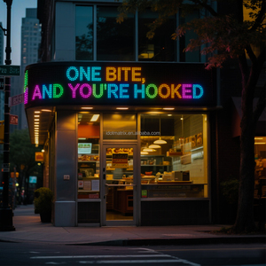 32x256 программируемые магазины управления приложениями цифровые вывески 280x1920 мм Наружная промышленность первая светодиодная матричная панель для рекламы - Product Image 4