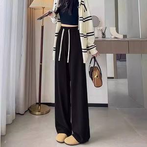 <span class=keywords><strong>Pantalon</strong></span> large amincissant pour femmes rondes, collection Printemps-Automne-Hiver 2026, doublé polaire, <span class=keywords><strong>taille</strong></span> haute, doux et moelleux <span class=keywords><strong>en</strong></span> nylon/coton - Product Image 3