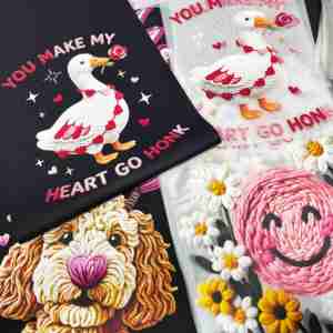 Transferts thermocollants pour vêtements, décalcomanies <span class=keywords><strong>à</strong></span> repasser, transferts DTF pour t-shirts, impression par transfert pour animaux de compagnie, Saint-Valentin 2026 - Product Image 1