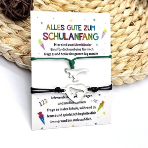 Stainless Steel Cartoon <b>Bracelet</b> Handmade Woven <b>Adjustable</b> Couple Set Friendship <b>Bracelet</b> For Children Gift - Product Image 1