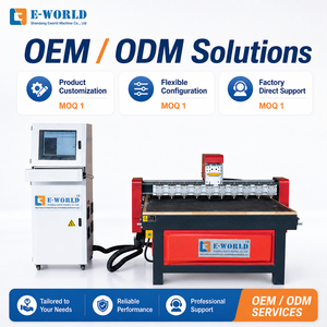 Nouvelle machine de découpe automatique de verre EWORLD NC certifiée CE avec moteur à flot d'air CE, taille maximale du verre 1300x1300mm, puissance 6KW - Product Image 1