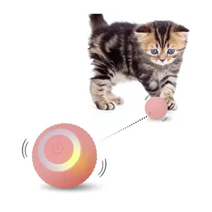 New Fashion Smart Katzen spielzeug Elektrischer Katzen ball Interaktives Katzen spielzeug ABS Silikon material Backenzähne Sound Ball