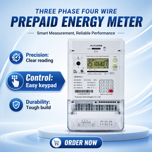 Contatore Elettrico Intelligente Trifase STS con Tastiera, Prepagato, Uplink 4G/GPRS, Modulare <span class=keywords><strong>AMI</strong></span>, PLC-CIU, RS485, Display Digitale - Product Image 6