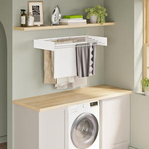 Toallero Plegable de Acero Inoxidable para Baño, Toallero Oculto Montado en la Pared - Product Image 2