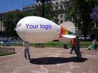 Ballon gonflable personnalisé d'hélium de dirigeable en PVC pour la publicité