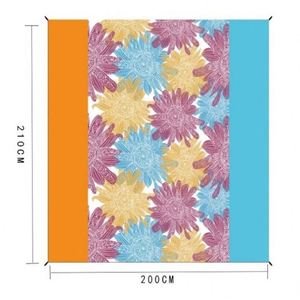 <b>Extra</b> <b>Large</b> Sand Proof Beach Blanket With Stakes, Waterproof Quick Dry Outdoor Picnic Mat for Camping, Hiking and Travel - Product Image 3