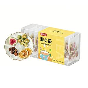 YANLINZHUANG El Yapımı Organik C Vitamini Zengin Meyve Çayı Karışımı Narenciye İncir Bitki Çayı Poşetleri Günlük Sağlık Demleme 250g Kutu - Product Image 1