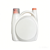 Nouvelle bouteille populaire de 5 L avec 2 têtes de pompe, adaptée aux machines, en plastique, pour détergent à lessive liquide, conteneur d'emballage vide à double extrémité