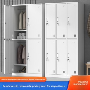 Armadietto in Acciaio per Dipendenti con Serratura, <span class=keywords><strong>a</strong></span> Quattro/Sei Ante, Armadio per Scarpe da Fabbrica, Design Moderno e Semplice per Ufficio - Product Image 2