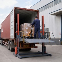Plateforme élévatrice mobile pour déchargement de conteneurs 2T-5T, élévateur hydraulique pour camion, transpalette