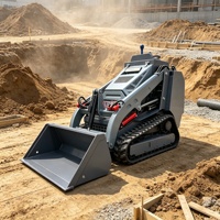 Chargeuse compacte télécommandée intelligente avec fonctionnement sécurisé pour les zones de construction dangereuses
