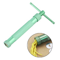 Vente en gros professionnel ultime pistolet d'extrudeuse d'argile portatif outil d'extrudeuse à vis en métal 20 formes disques d'extrusion argile polymère
