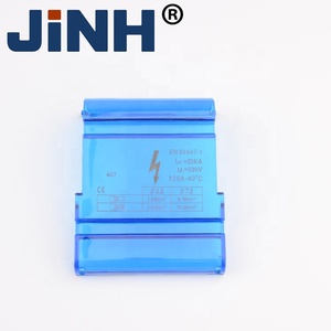 JINH Chất Lượng Cao JH8407 4 Thanh Đồng 7 Cách Hộp Kim Loại Din Rail Bar Thiết Bị Đầu Cuối Hộp Kết Nối - Product Image 4
