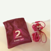 Pochette pour lunettes en microfibre avec logo imprimé et cordon de serrage