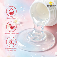 Kit de vernis gel effet goutte d'eau, nouvelle conception, marque privée OEM, transparent, 3D, à retirer par trempage, compatible UV/LED, fournitures pour salon de manucure