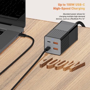 Siêu sạc nhanh 100W giá nhà máy bán nóng gan sạc 2A + 2C sạc nhanh - Product Image 2