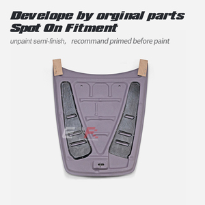 Capó de Fibra de Vidrio Sin Pintar para Honda S2000 Js Racing - Product Image 5