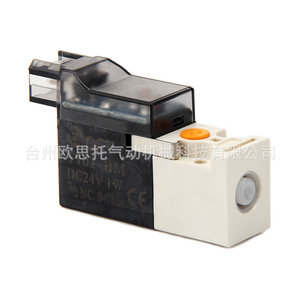 Vanne solénoïde pneumatique miniature Osto T101 AL DC24V DC12V 10mm à montage sur panneau normalement fermée pour le contrôle de l'air - Product Image 2