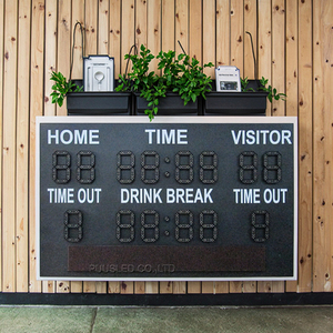 Không thấm nước sắt Tủ bóng đá Bảng điểm <span class=keywords><strong>7</strong></span> phân đoạn màu đỏ Led bóng đá Bảng điểm sử dụng bảng điểm cho trò chơi thể thao và phòng tập thể dục - Product Image 4