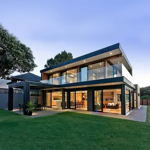 Villa Modulare <span class=keywords><strong>Prefabbricata</strong></span> in Acciaio Leggero dal Design Moderno, Tiny Home, Case Portatili Prefabbricate, Progettazione Grafica - Product Image 1