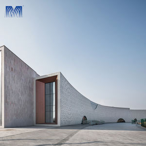 Hochwertige vorgefertigte Mullion Design Aluminium gebogene Schallschutz platte Long Style Metall äußere Vorhang fassade Verkleidung - Product Image 4