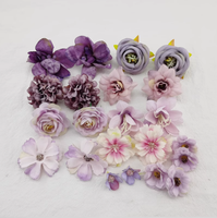 Premium Quality Bag Pack Gemischte künstliche Blumen köpfe für Hochzeit Geburtstags feier Weihnachts kuchen Dekorieren Zubehör Wand dekoration