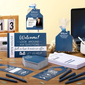 Kit Open House pour Agents Immobiliers : Panneau <span class=keywords><strong>d</strong></span>'inscription, Livre de Visiteurs, Badges, Stylos et Plus Encore - Product Image 5