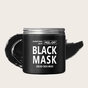 KOEC all'ingrosso Peel Off maschera per la pulizia dei pori profondi del viso per il controllo dell'olio del mare morto fango di argilla nera maschera per le donne uomo