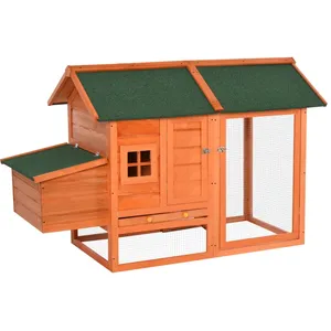 Fir Chicken Hen House Premium Chicken Coop Large Wooden Chicken Coop Waterproof for Outdoor backyard farm use
