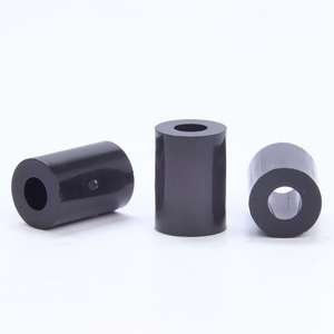 10 pièces/sac Colonnes d'espacement isolantes rondes en nylon noir de haute qualité M7 M11 Colonnes d'espacement métriques en plastique ABS - Product Image 3
