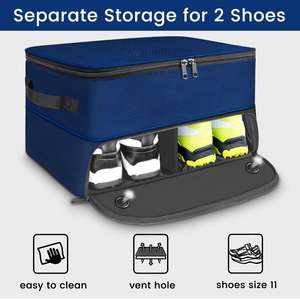 Waterproof Car Storage Pouch <b>Container</b> <b>Travel</b> Bag Shoe Organizer with Multi-Pocket Design - Product Image 3
