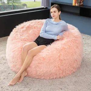 Living Room Furniture New Design Indoor Beanbag Chair Soft 4FT Huge Foam Sofa For Adult Kids Bean Bag Lounger