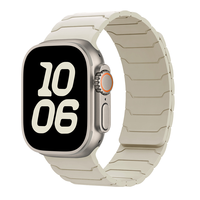 Luxe Magnetic Silicone Sport Strap for Apple Iwatch 38/40/41mm& 42/44/45/49mm Magnet Silicone Watch Band