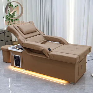 Profesional moderno salón champú cama eléctrica ajustable Durable Acero inoxidable multifunción pedicura Spa equipo de masaje - Product Image 2