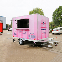 Camion de cuisine mobile pour poulet frit, camion de restauration pour pizzas et burgers, camion de tacos, camion de café mobile, chariot de hot-dogs